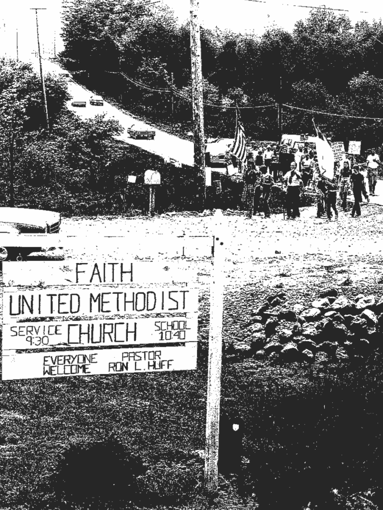 Walk from Shalersville, 1975, Portage Faith United Methodist Church